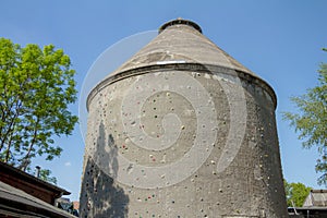 Climbing Wall on an old building in Kulturzentrum RAW Tempel at