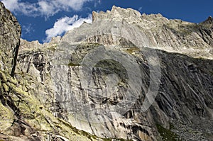 Climbing walls, Bernese Oberland, Switzerland
