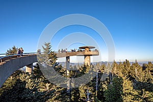 Clingmans Dome in the Great Smoky Mountains National Park