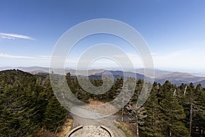 Clingmans Dome in North Carolina.