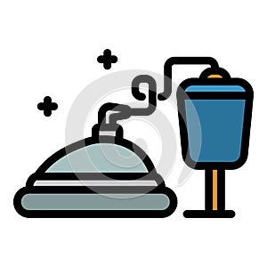 Clinic anesthesia icon color outline vector