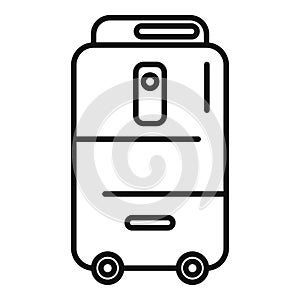 Clinic oxygen concentrator icon outline vector. Medical aid care