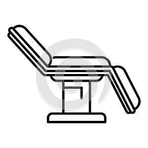 Clinic patient chair icon outline vector. Medical hospitalization