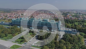 Clinical Hospital Dubrava in Zagreb aerial