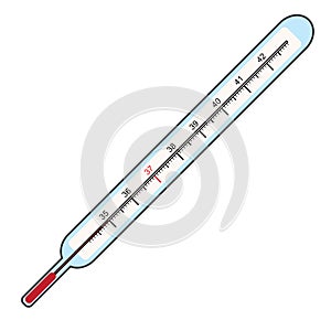 Clinical thermometer vector