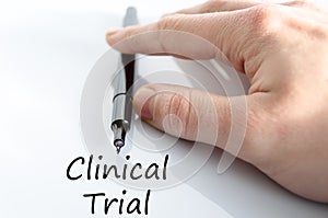 Clinical trial text concept