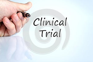 Clinical trial text concept