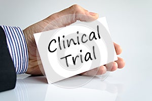 Clinical trial text concept