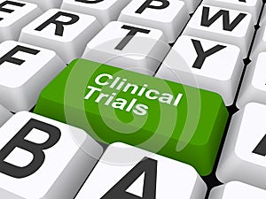 Clinical trials button