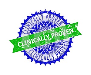 CLINICALLY PROVEN Bicolor Rosette Rough Stamp Seal