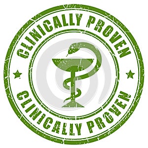 Clinically proven green stamp photo