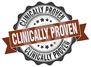 clinically proven seal. stamp