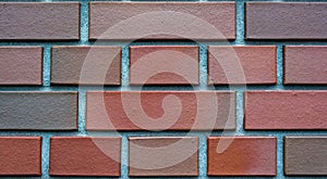 Clinker bricks background, wallpaper, texture photo