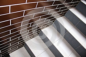 Clinker tiles and stairs photo