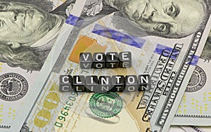 Clinton Votes for dollars
