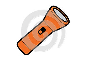 Clip art flashlight
