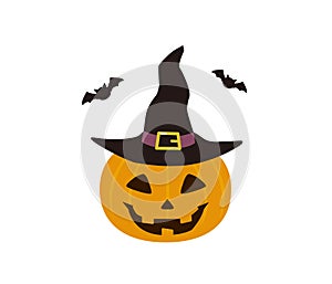 Clip art of Halloween Jack-o\'-Lantern icon photo