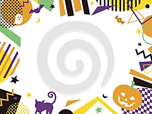 Clip art of Halloween message card