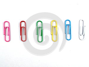 Clip colur red green yellow