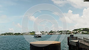 A clip of Hamilton City harbour in Bermuda.