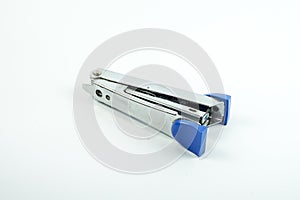 Clip hand tool over white background.  Clip for paper