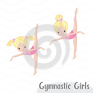 Clipart Cute Girl Gymnast Gym