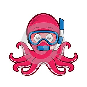 Octopus scuba diver