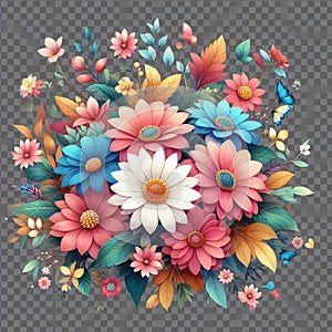 Cliparts Flowers illustration