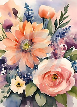 Cliparts Flowers packs illustration