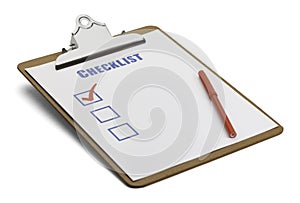 Clipboard Checklist