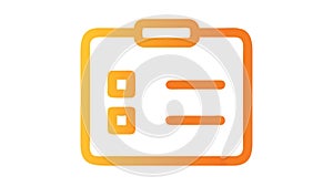 Clipboard Checklist Icon Document Task Management Notes Report, vector design Generative AI
