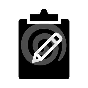 Clipboard glyphs icon