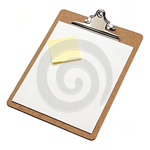 A clipboard isolated on white background