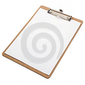 Clipboard isolated on white