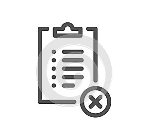 Clipboard related icon.