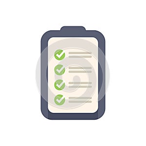 Clipboard showing check marks representing completing tasks
