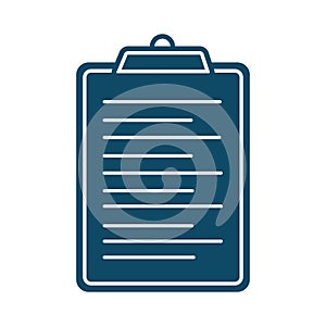 Clipboard. Vector illustration decorative background design