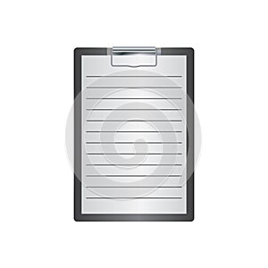 Clipboard. Vector illustration decorative background design