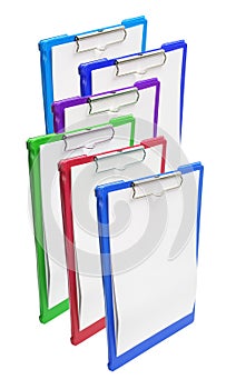 Clipboards with Blank Paper photo