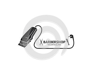 clippers icin vector  for barber business illustration