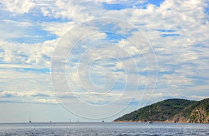 Clippers on Open Sea