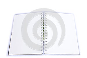 Clipping path this flie diary book on table office