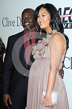 Clive Davis, Djimon Hounsou, Kimora Lee