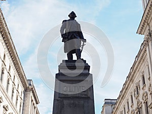 Clive of India statue in London