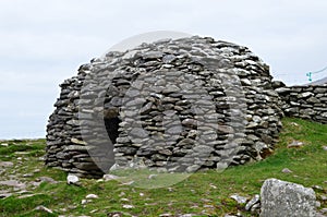 Clochan Beehive Huts in Ireland
