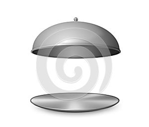 Cloche with open lid photo