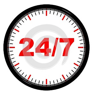 Clock. 24/7 avaliable.