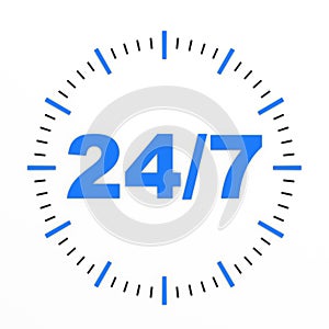 Clock. 24/7 avaliable.