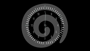 Clock animation with Alpha channel