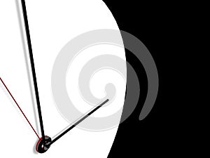 Clock on background photo